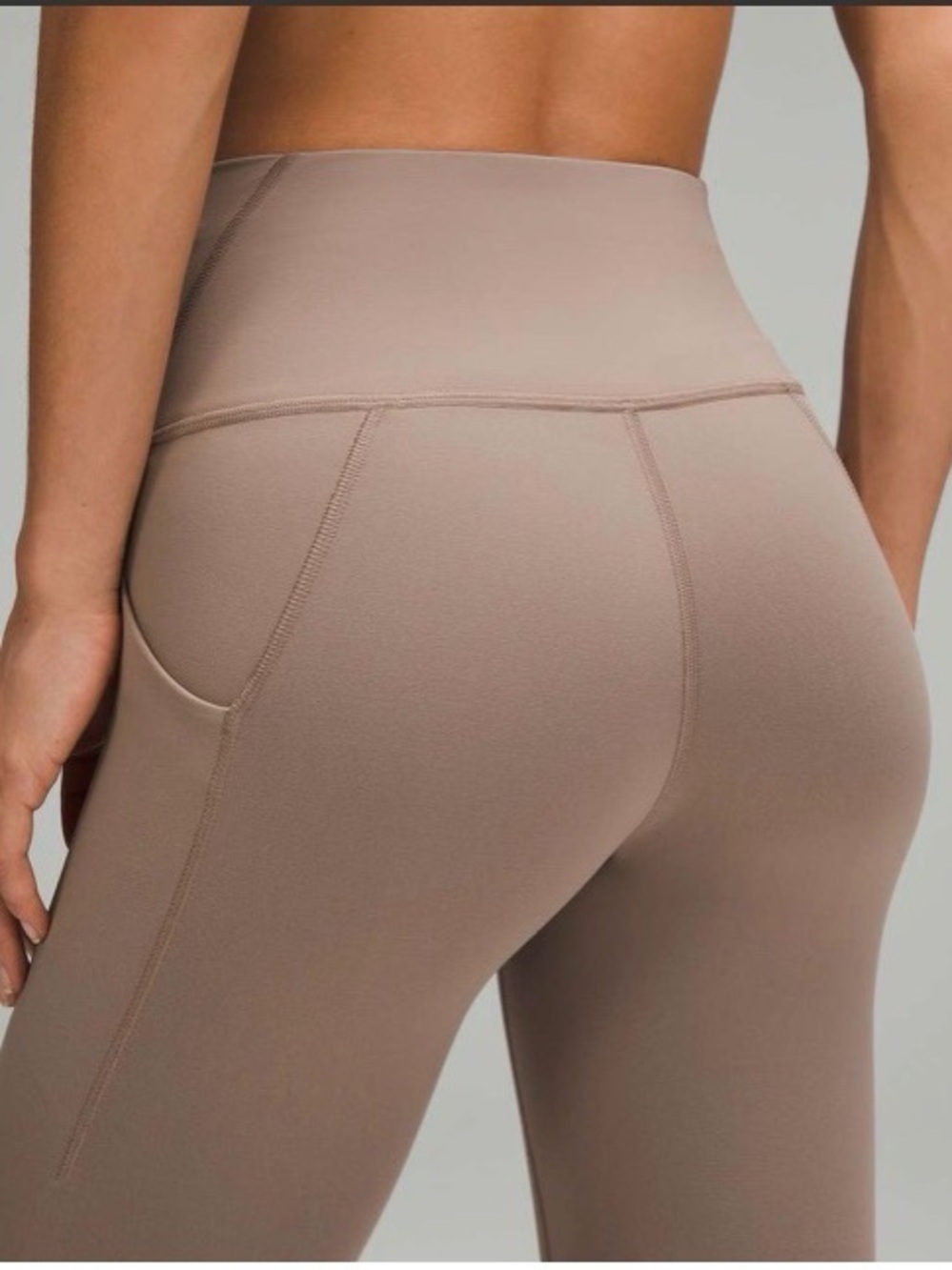 lululemon athletica Tan Straight Leg Pants